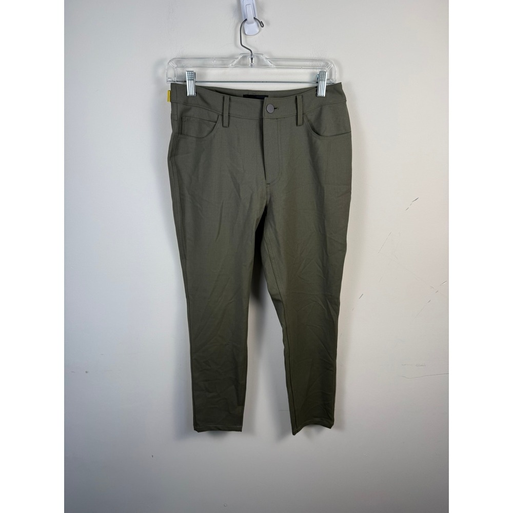 Unbound Merino Wool Travel Pants Olive Green Mens 26x26 Slim Fit Trousers